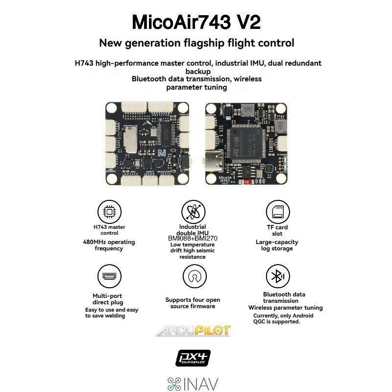 MicoAir743 V2   Flight Control - Drone Gimbal Controller 评论和价格