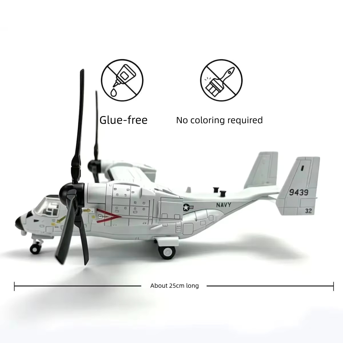 1/72 Scale ABS Plastic V-22 Os - Jjrc Drone X12 评论和价格