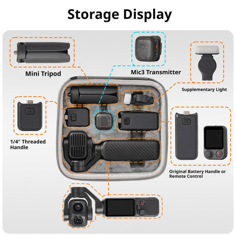 for dji Osmo Pocket 4P Carryin - Drone Gimbal Case 评论和价格